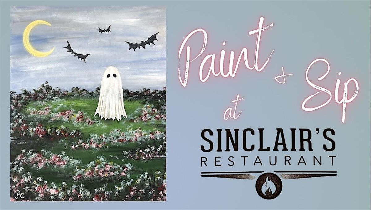 Halloween Paint & Sip at Sinclair\u2019s!