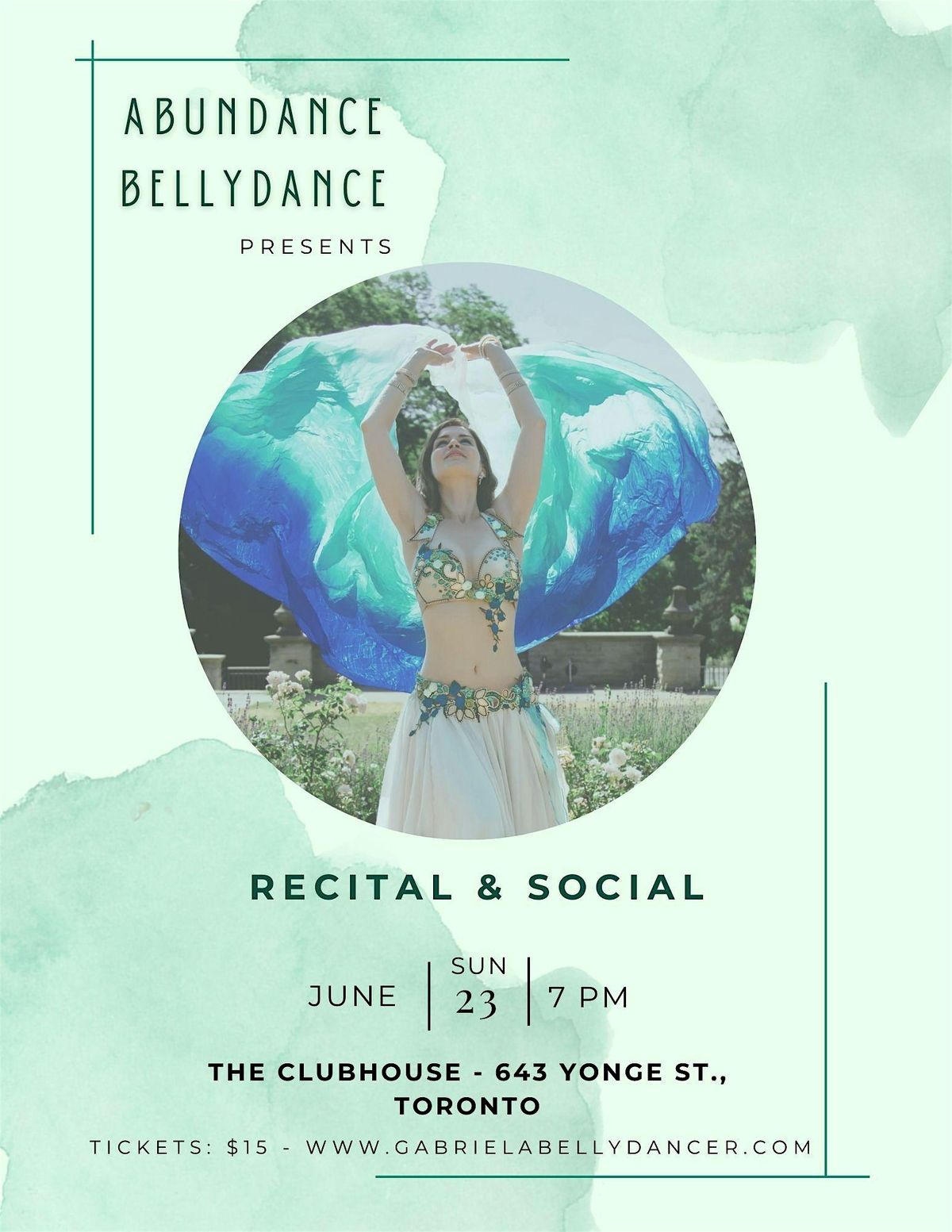 AbunDance Belly Dance Recital & Social