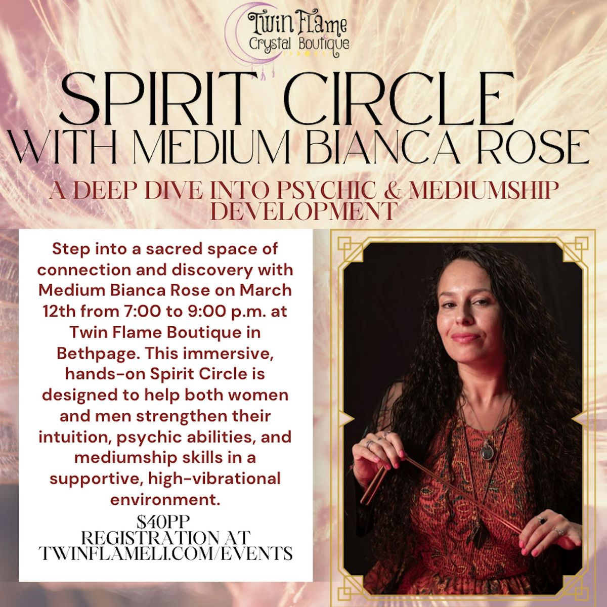 Spirit Circle with Medium Bianca Rose