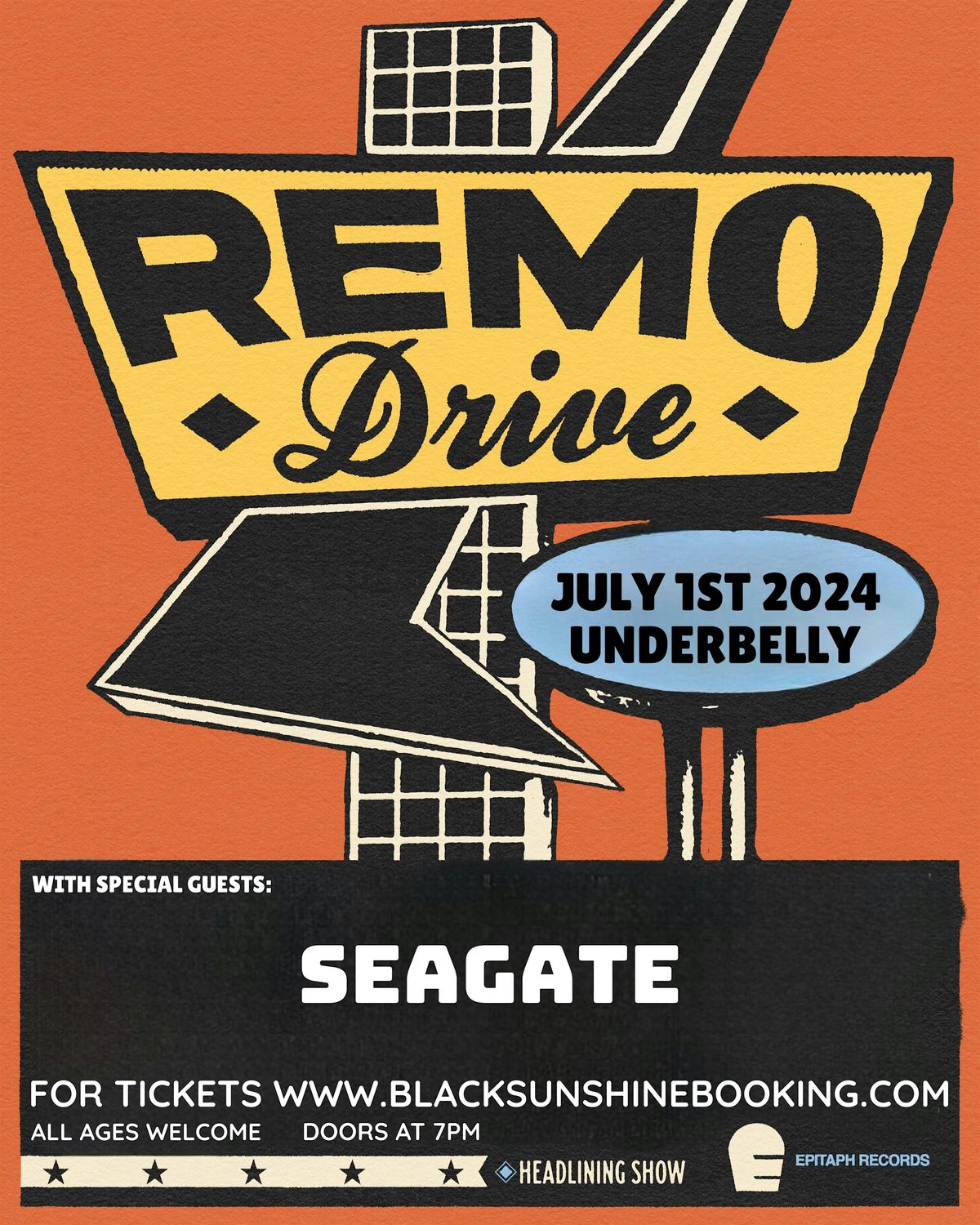 REMO DRIVE with special guest SEAGATE