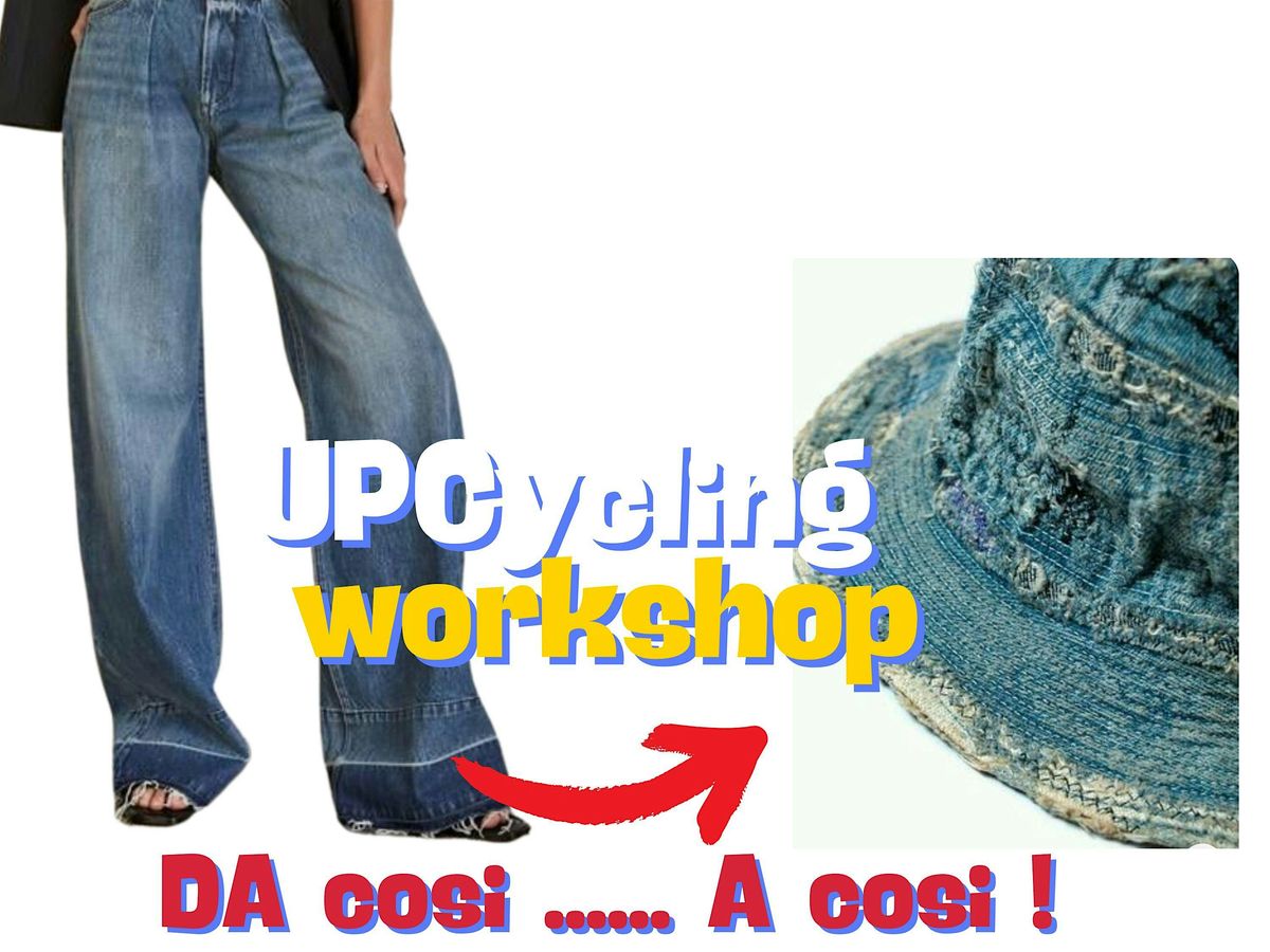 UPCYCLING WORKSHOP  : WASTE DENIM JEANS FOR BUCKET HAT