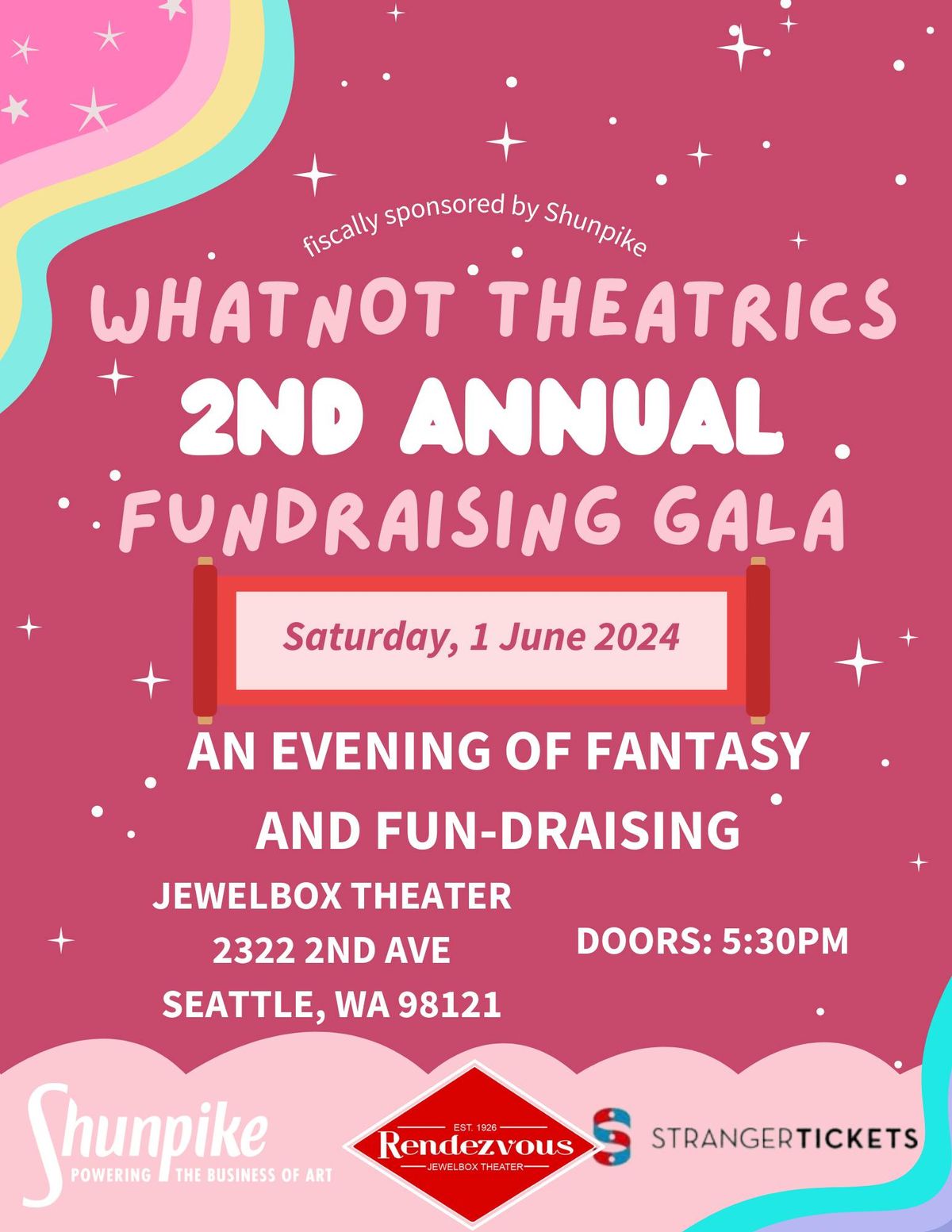 WhatNot Theatrics 2nd Annual Fantasy and Fundraising Gala