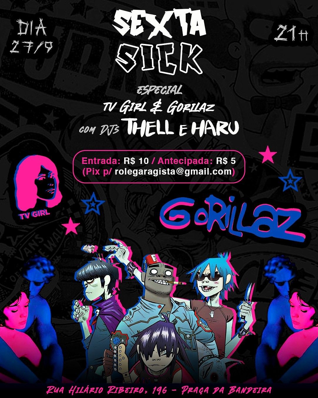 SEXTA SICK :: Especial Gorillaz e TV Girl