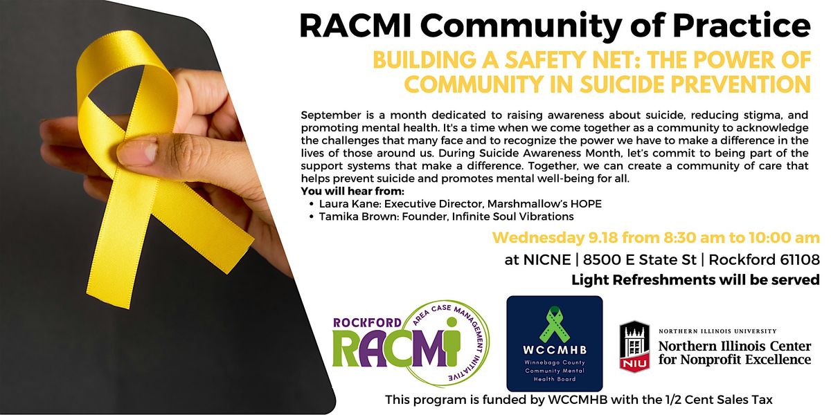 Building a Safety Net: The Power of Community in Suicide Prevention - RACMI