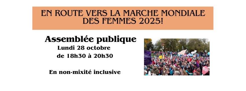 Assembl\u00e9e publique r\u00e9gionale de mobilisation -  vers la Marche mondiale 2025