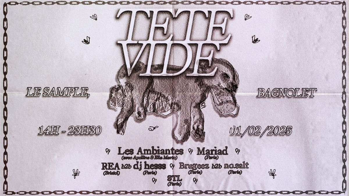 TETE VIDE invite MariaD, REA & Les Ambiantes