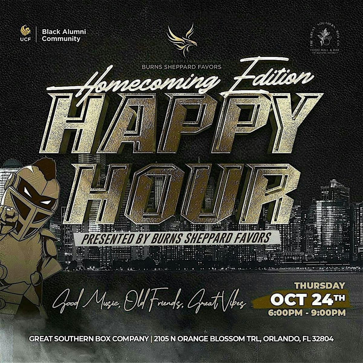 Burns Sheppard Favors: UCF Homecoming Happy Hour