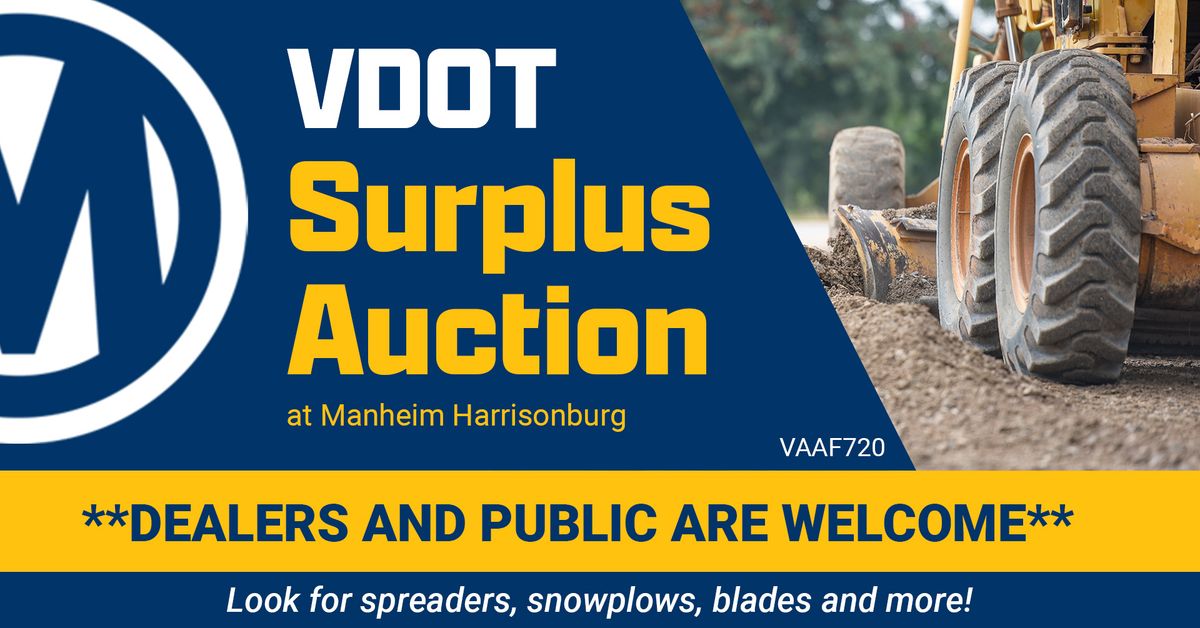 VDOT Surplus Auction (Dealers and Public are welcome!)