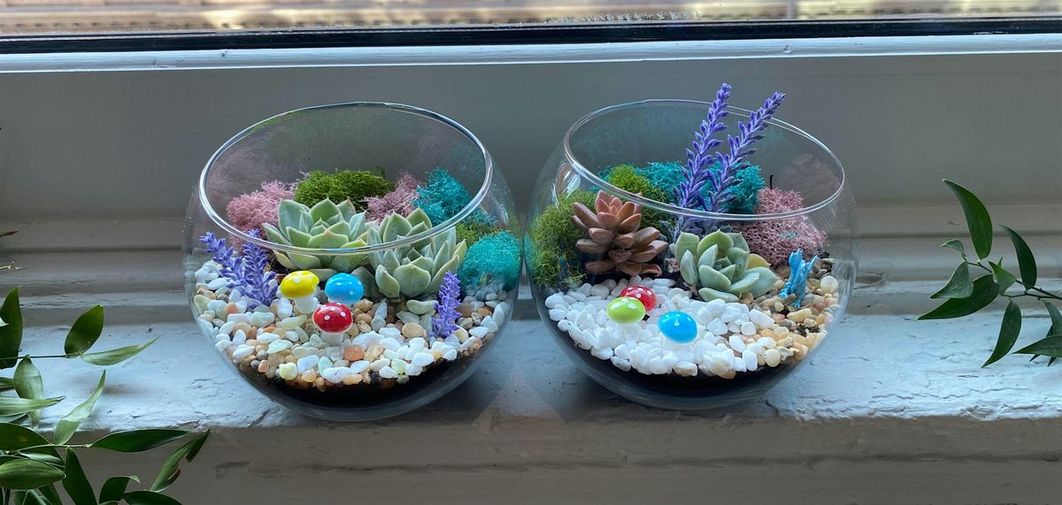 Succulent Terrarium Workshop in NYC