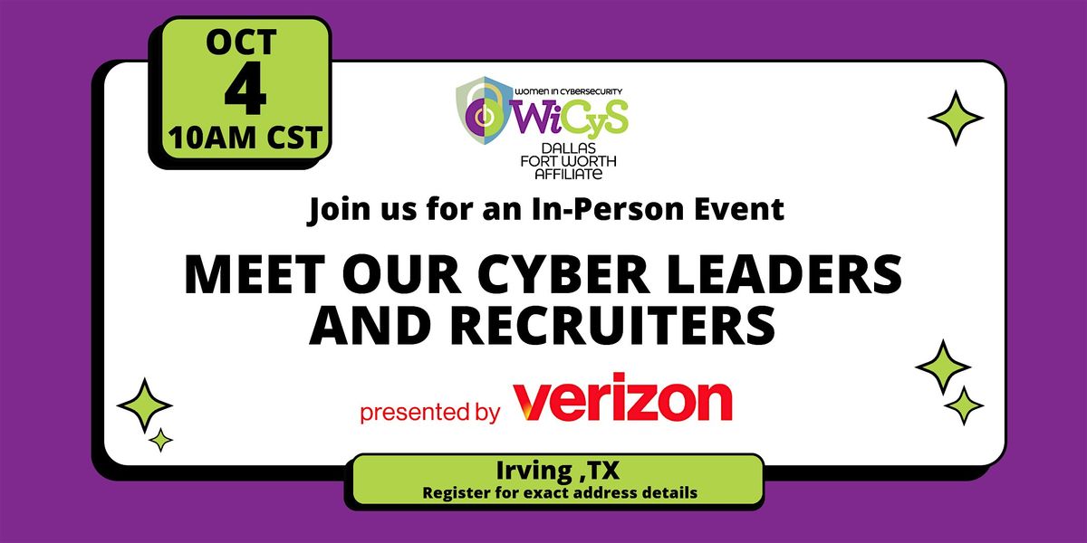 Meet Cybersecurity Leaders at Verizon