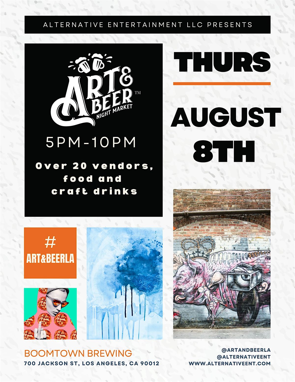 Art & Beer  Night Market  LA!