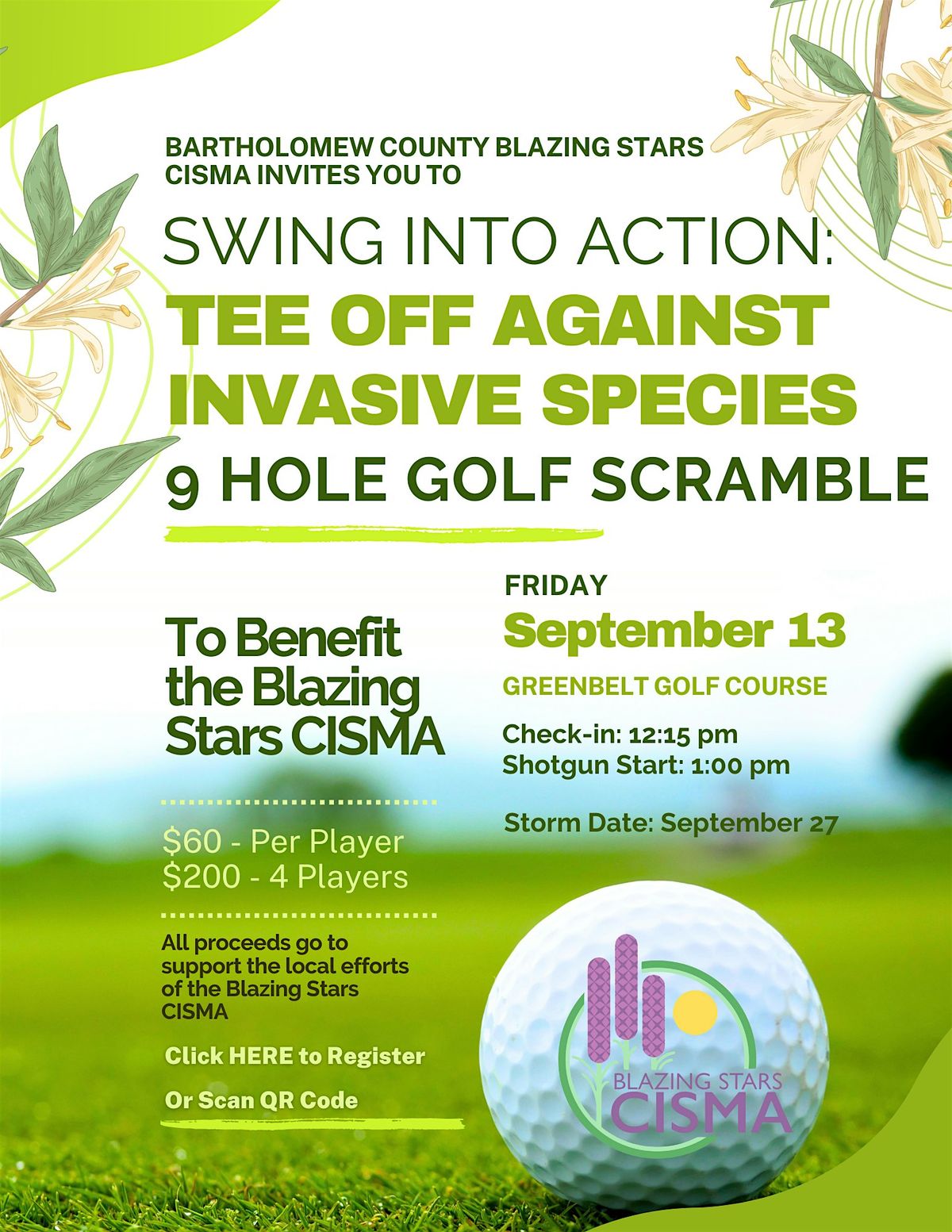 Swing Into Action: Tee Off Against Invasive Species 9-Hole Golf Scramble