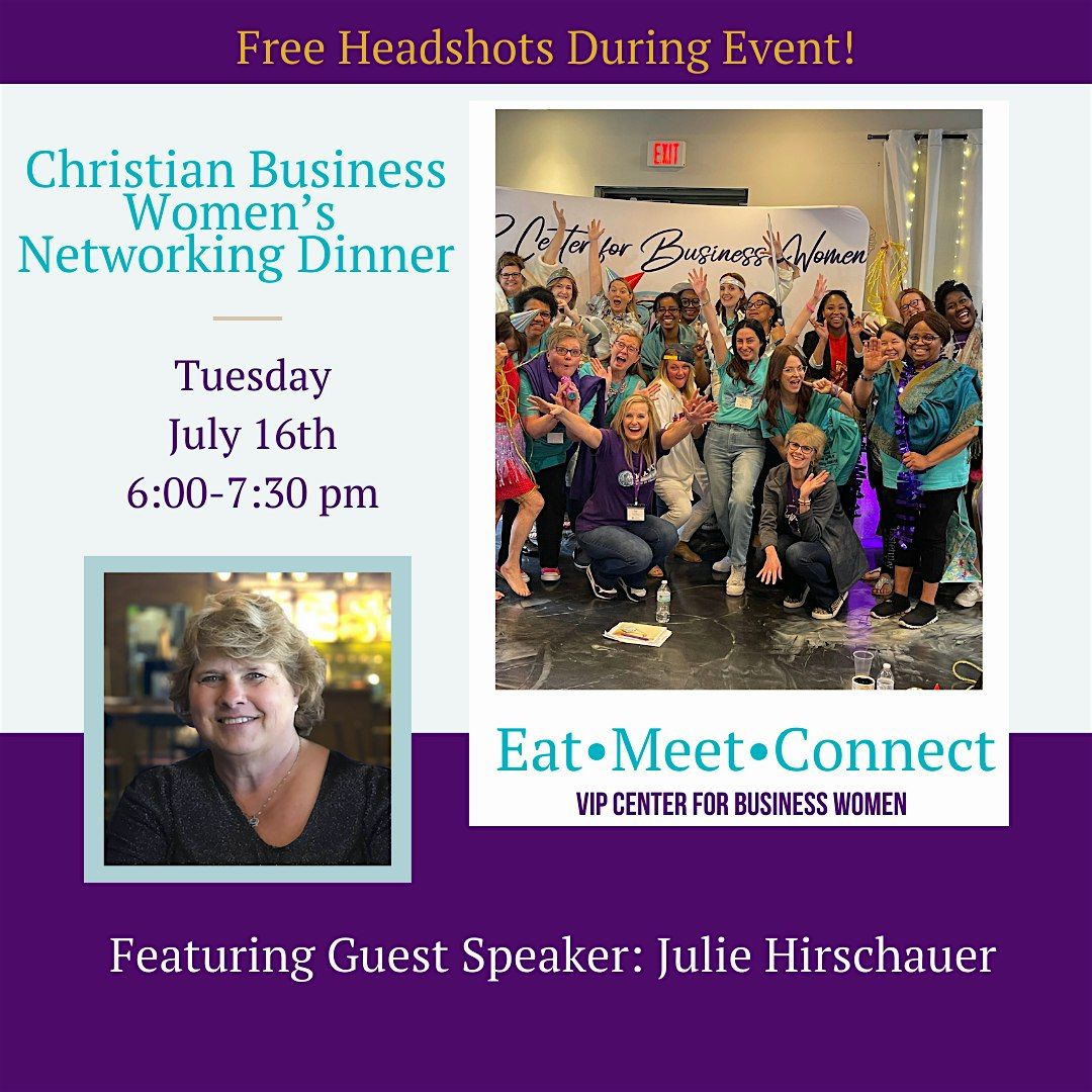 Christian Business Women's Night Out- and we are doing free headshots!