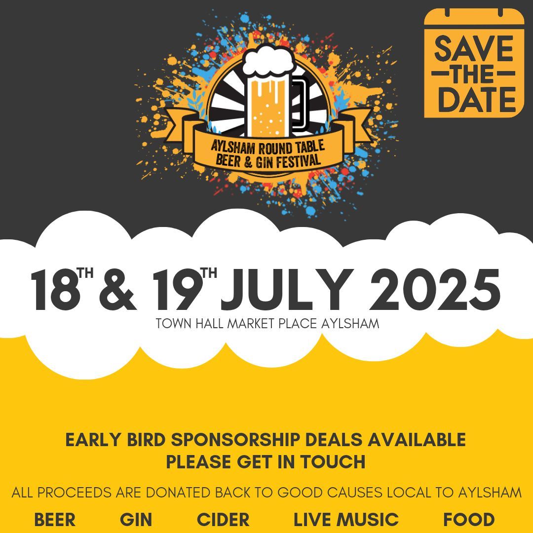 Aylsham Round Table Beer and Gin Festival 