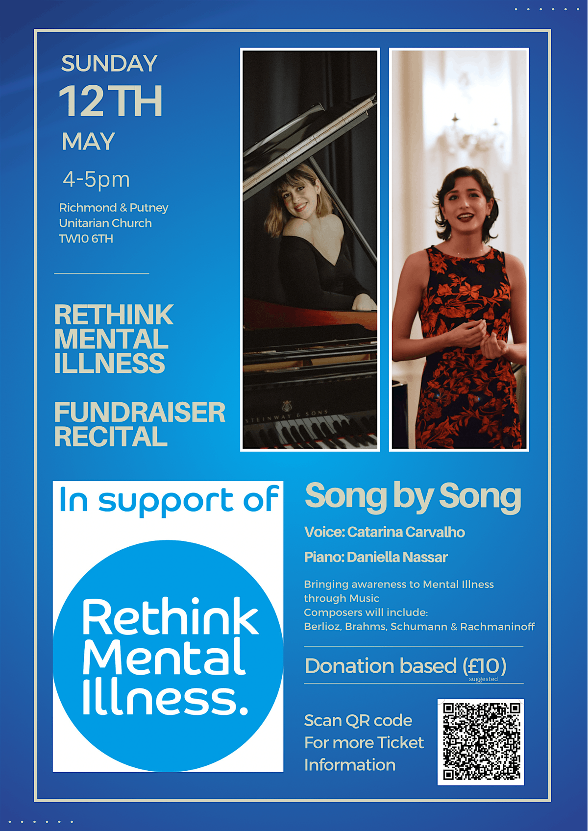 Song by Song - Rethink Mental Illness fundraiser recital