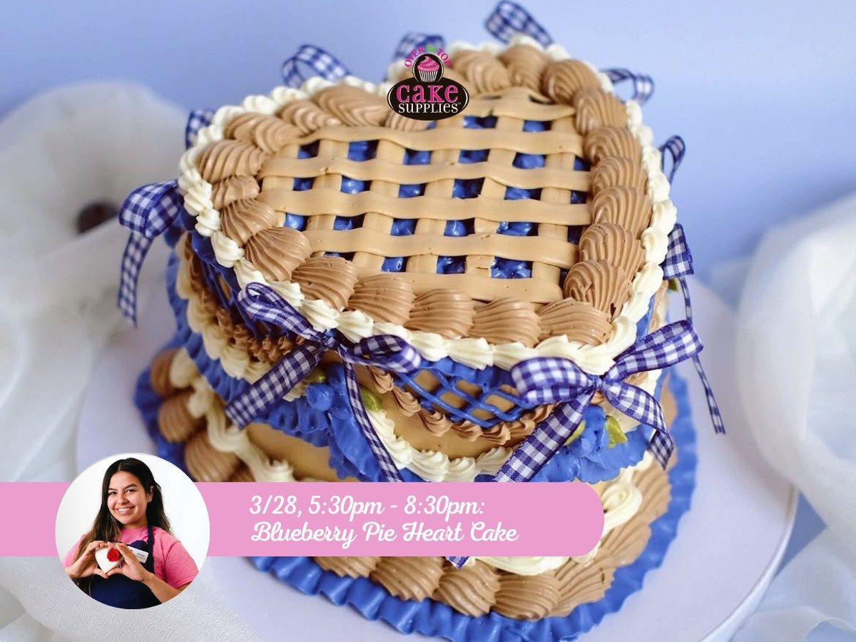 BLUEBERRY PIE HEART CAKE 