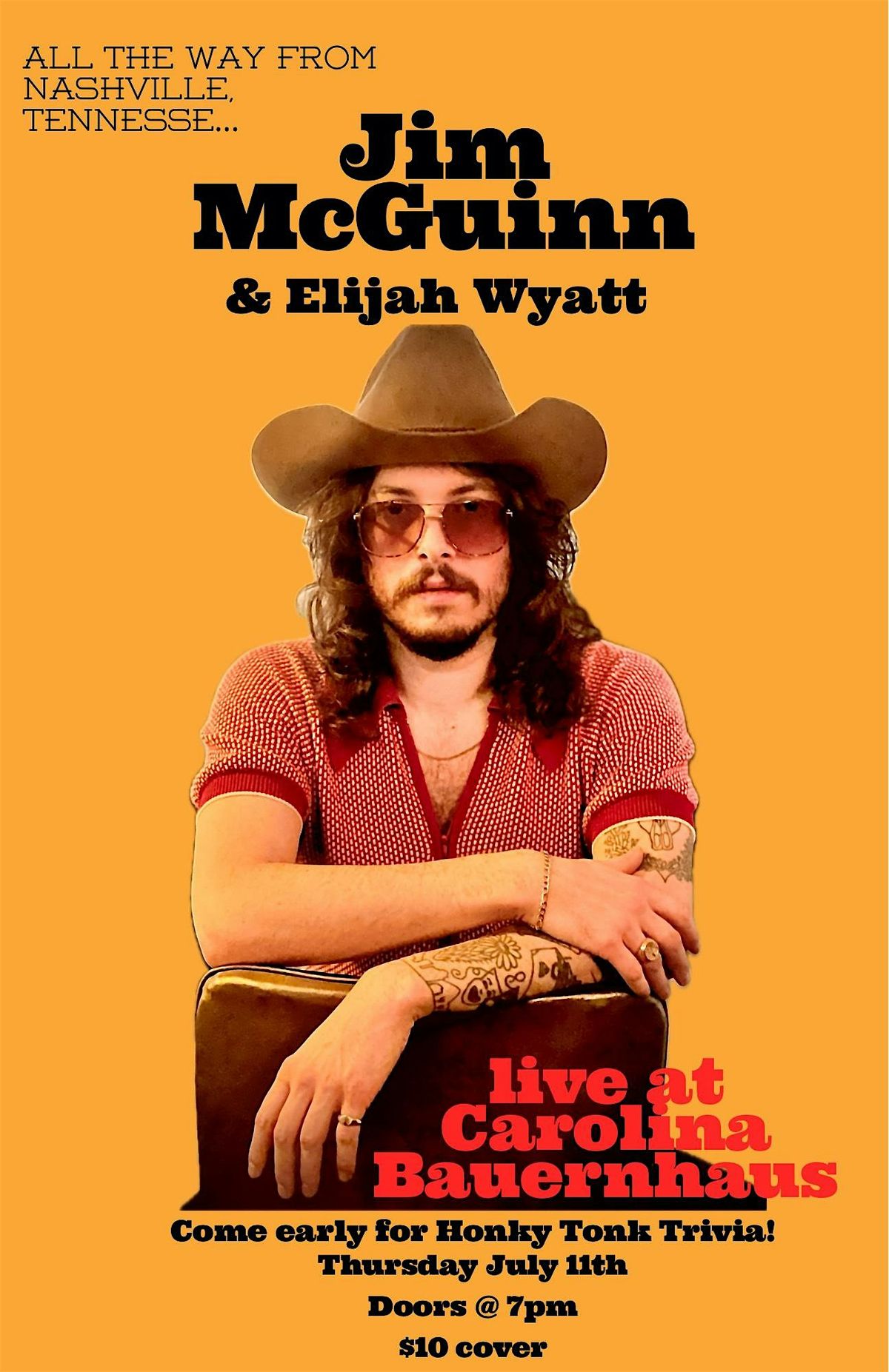 Honky Tonk Night w\/ Jim McGuinn & Elijah Wyatt