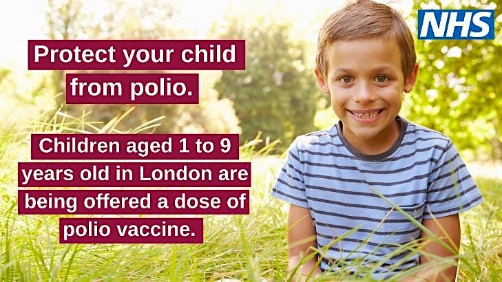 Polio Vaccination Event - 09:30 - 16:30 The Grey Coat Hospital School