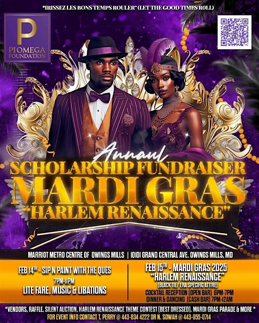 Pi Omega Foundation Scholarship Fundraiser Mardi Gras Weekend