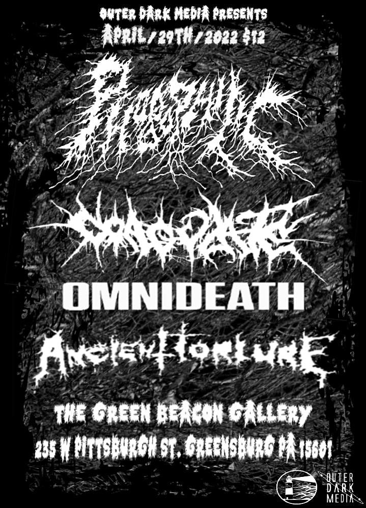 Phobophilic\/ Coagulate\/ Omnideath\/ Ancient Torture @The Green Beacon