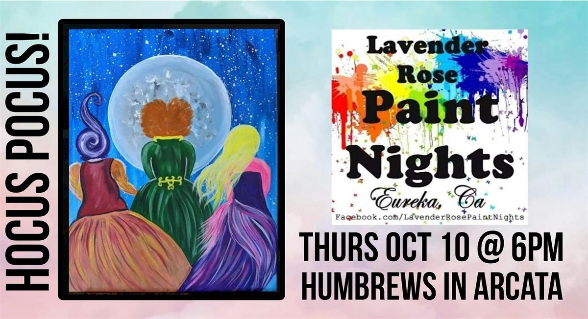 Hocus Pocus Paint Night at Humbrews in Arcata