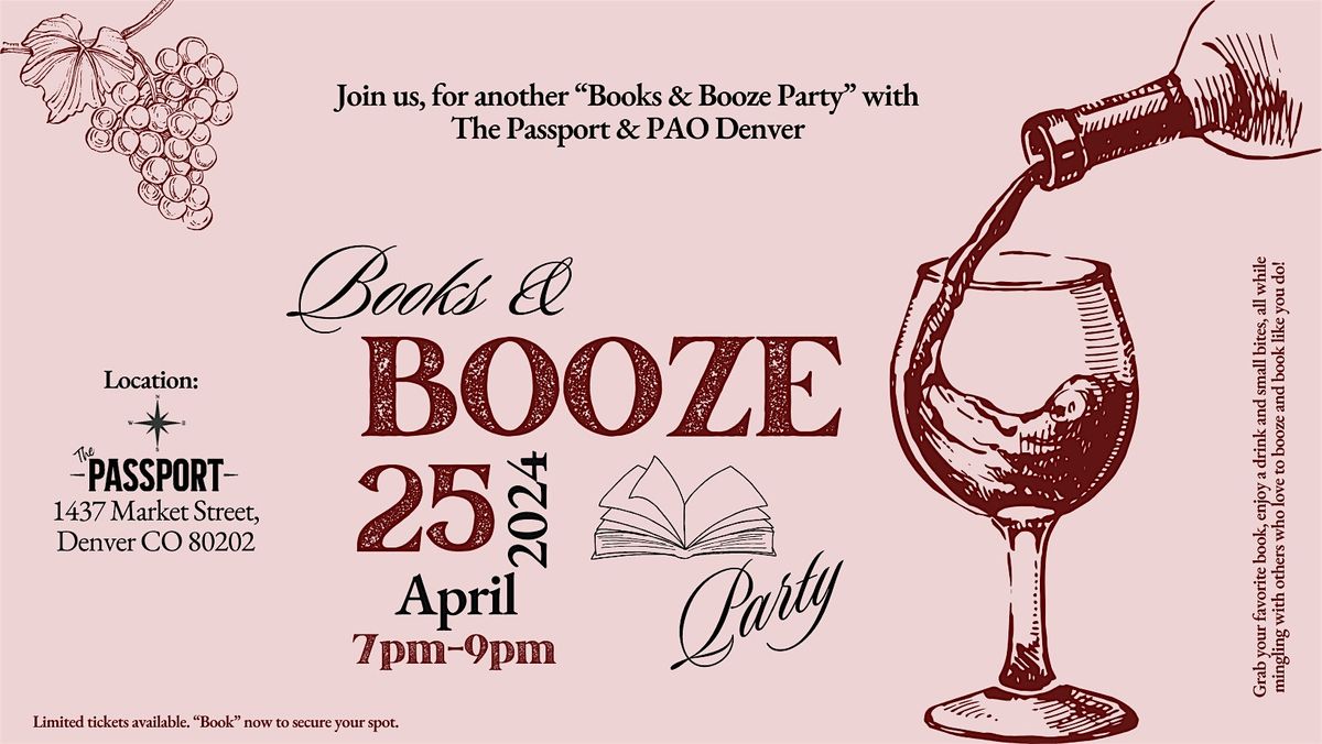 Books & Booze Event with The Passport & PAO Denver