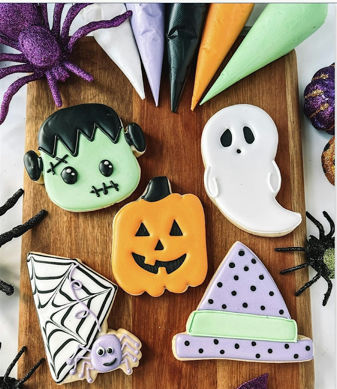 Frightfully Fun Sugar Cookie Decorating Class - Threes of Cups Winery