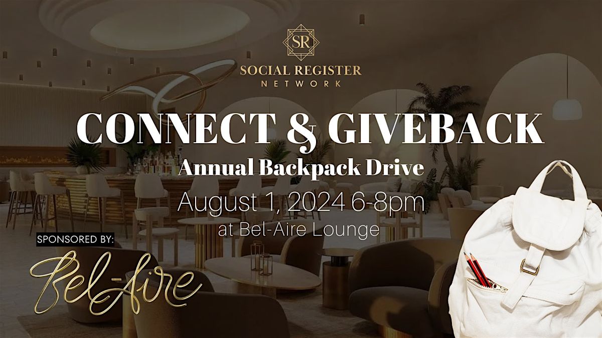 LAS VEGAS: SR Network's Annual Giveback & Connect - Backpack Drive