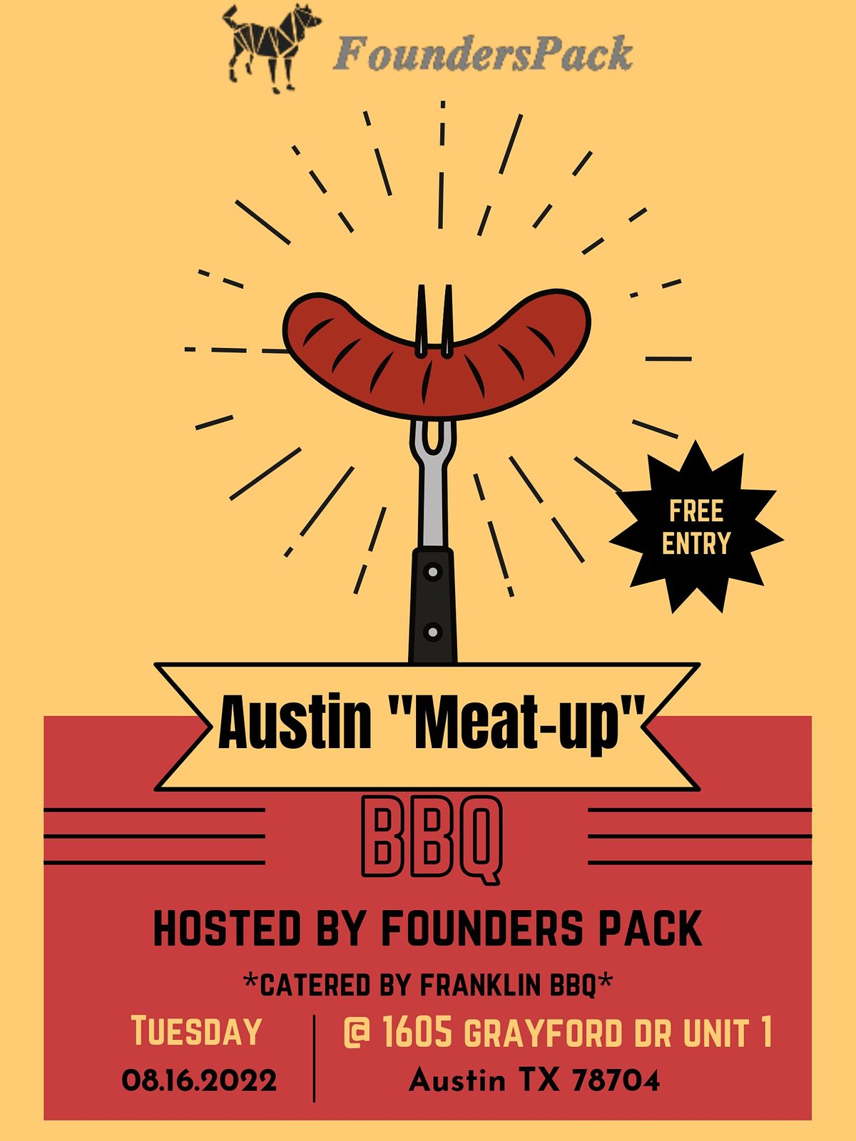Founders Pack Austin "Meat-up" BBQ