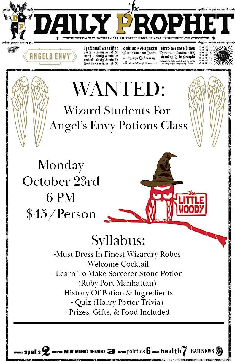 Join us for a magical evening of a Harry Potter themed potions class