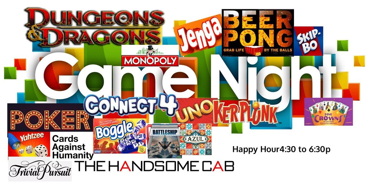 Game Night - Every 1st Monday