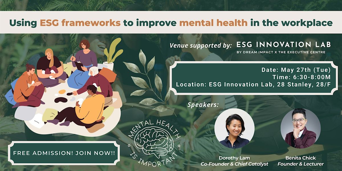 Using ESG frameworks to improve mental health in the workplace