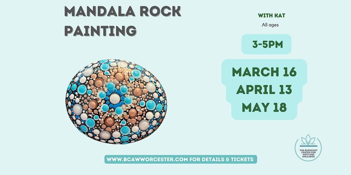 Mandala dot rock painting class