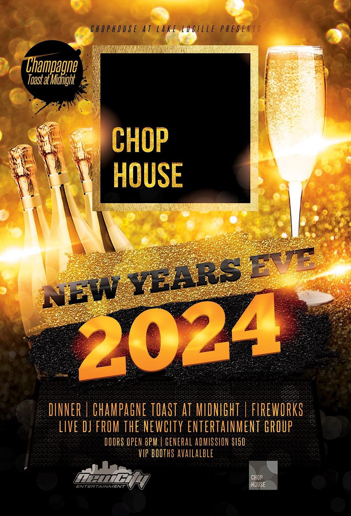 New Years Eve A Black Tie Affair, Chop House Alaska, West Lake