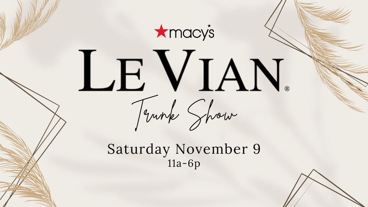 Le Vian Trunk Show