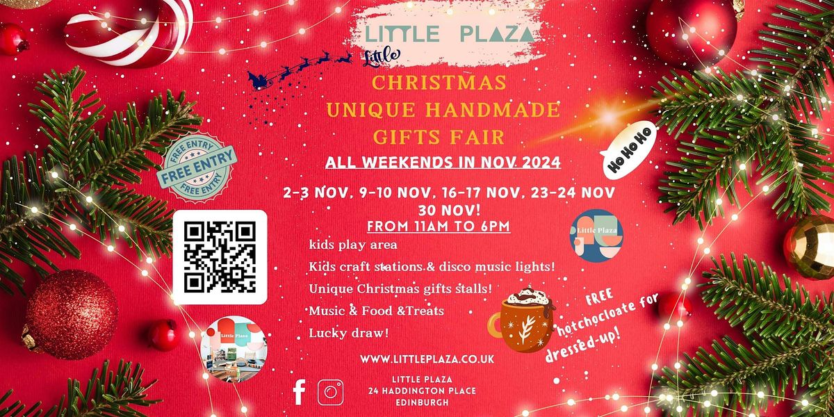 Unique Handmade Gifts Fair at Little Plaza  | Free Entry + Special Gifts!