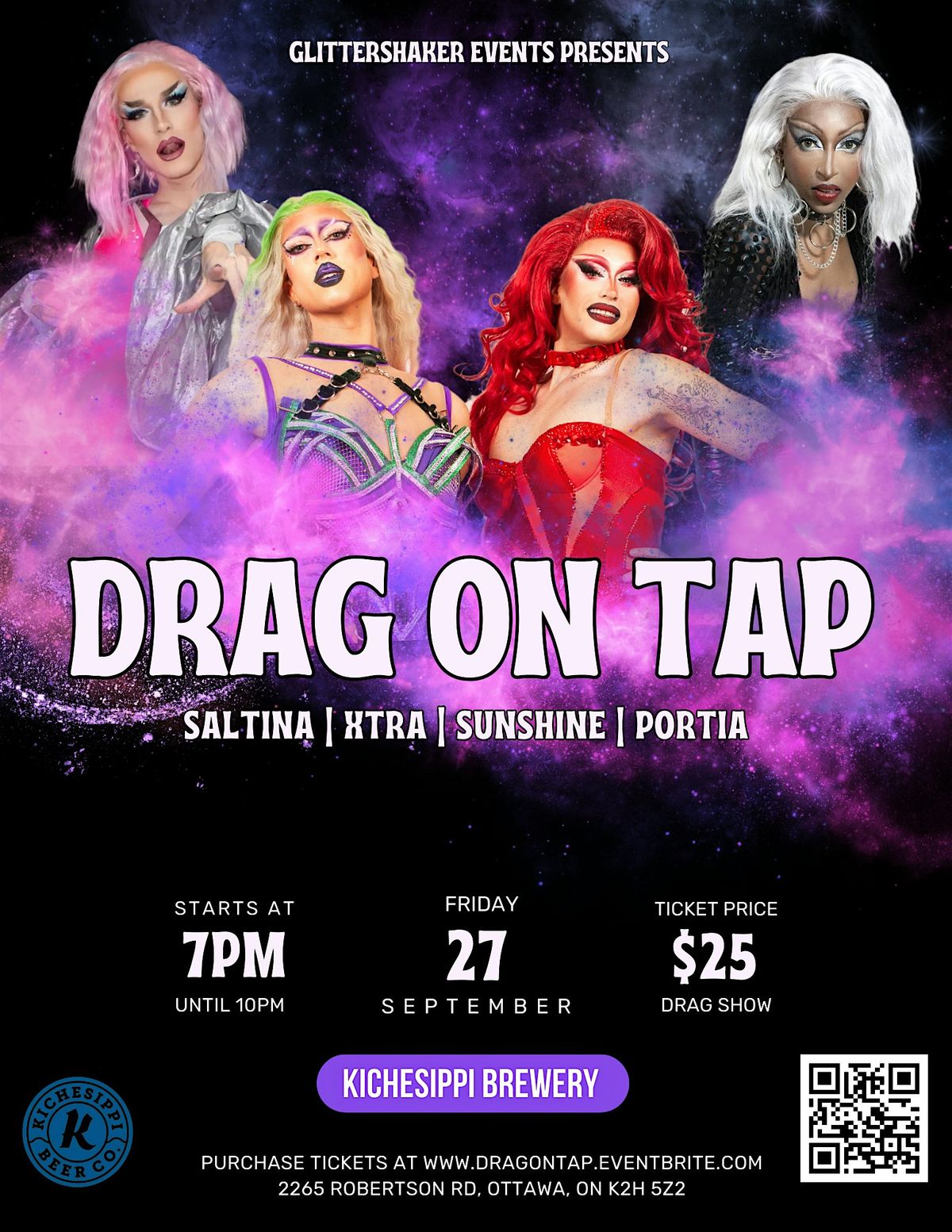 DRAG ON TAP at Kichesippi Beer Co!