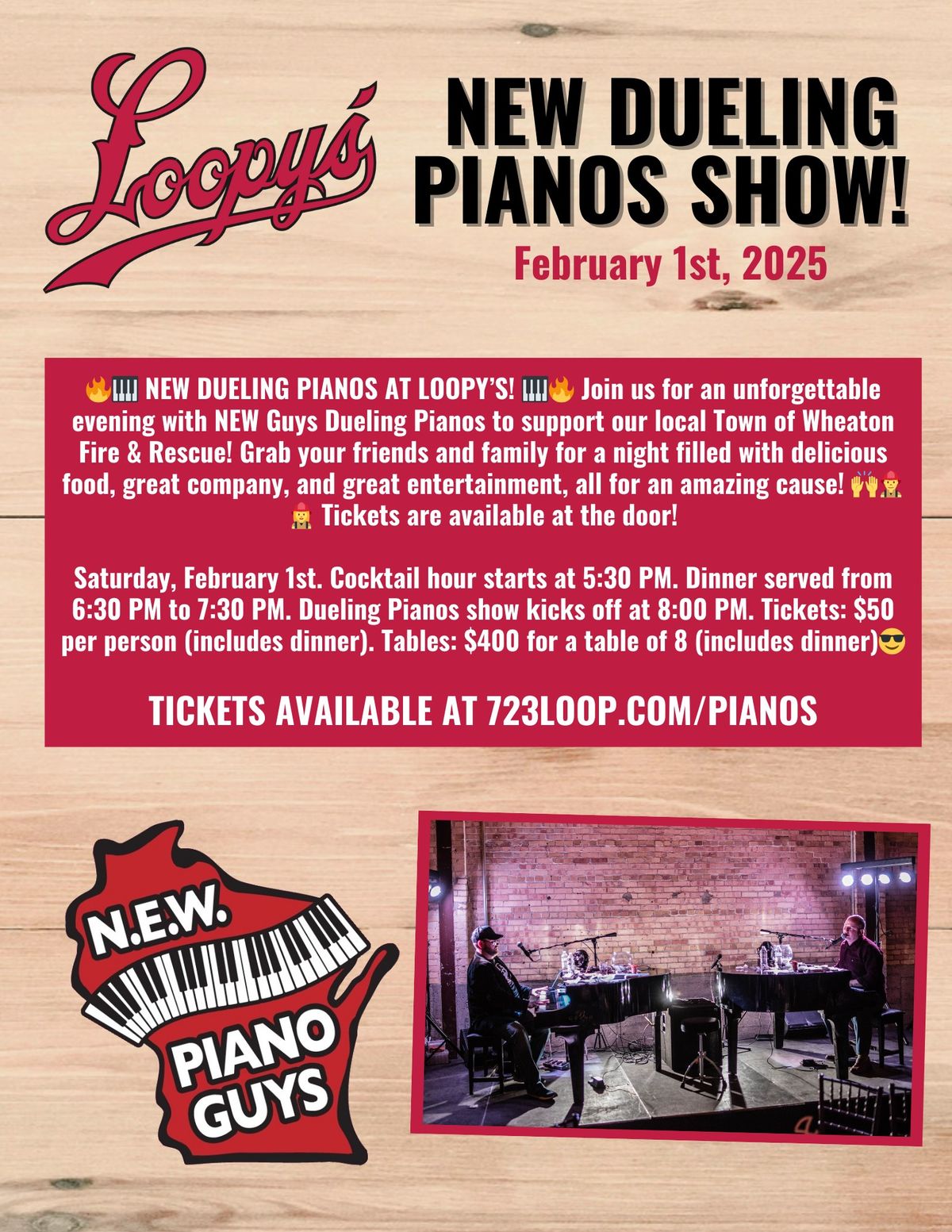 NEW Dueling Pianos at Loopy's!