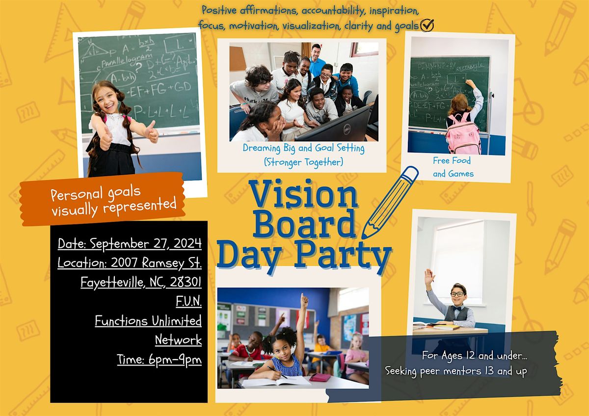 Vision Board Day Party (School Goals)