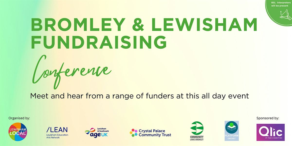 Bromley and Lewisham Fundraising Conference