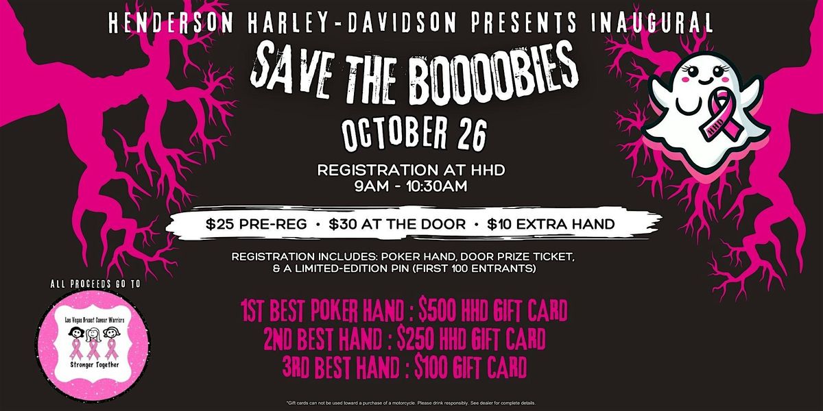 Inaugural Save the Boooobies Poker Run