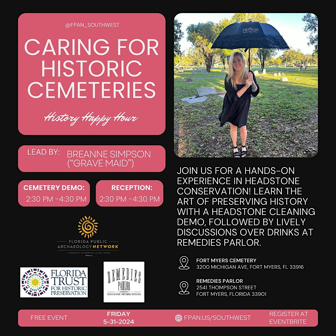 History Happy Hour: Caring for Historic Cemeteries