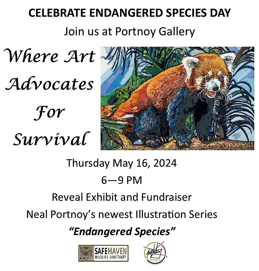Art Reveal Exhibition and Fundraiser for Safe Haven Wildlife Sanctuary