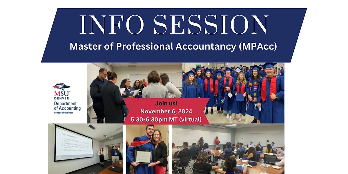 Evening Info Session - Master of Professional Accountancy (MPAcc)