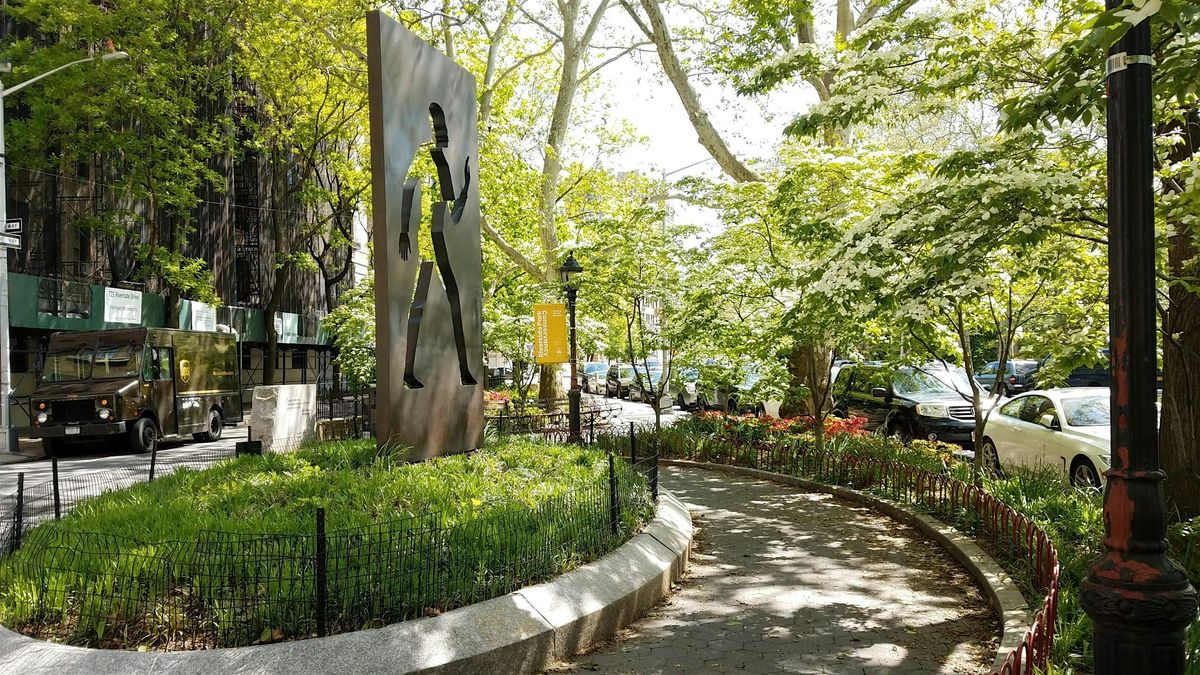 Gardening at Ralph Ellison Memorial