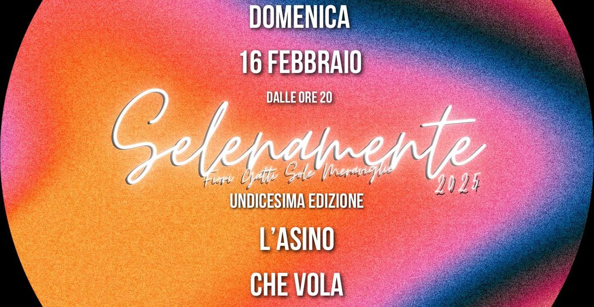 Selenamente - XI\u00b0 edizione @ L'Asino Che Vola