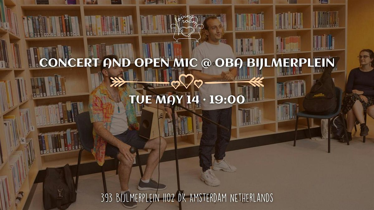 Hip hop Concert and Open Mic at OBA Bijlmerplein