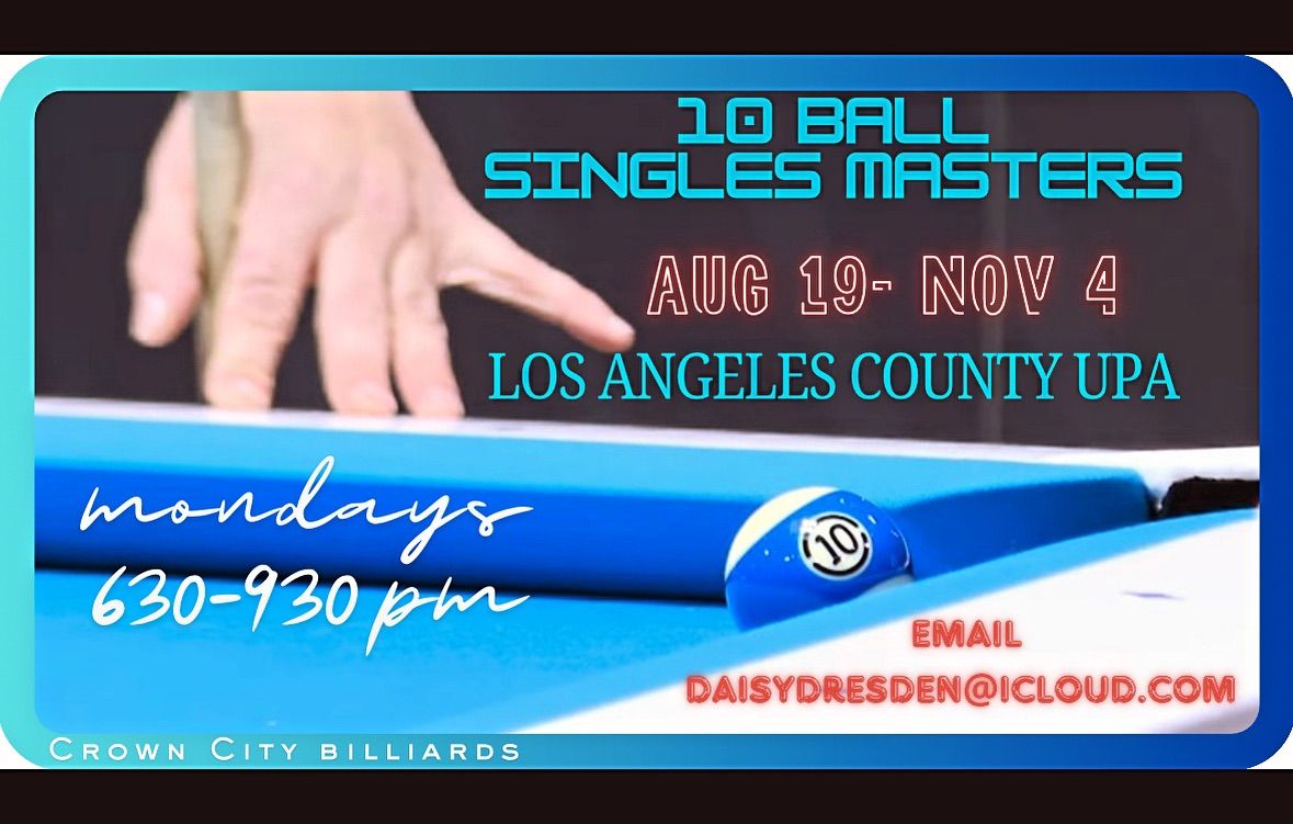 10 Ball Singles Masters 