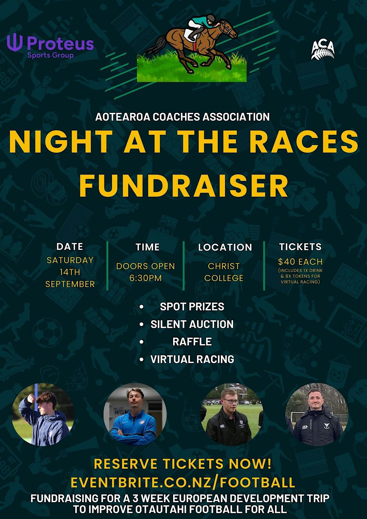 \u2018Night at the Races\u2019 a fundraiser for 2025 Europe Coaches Tour