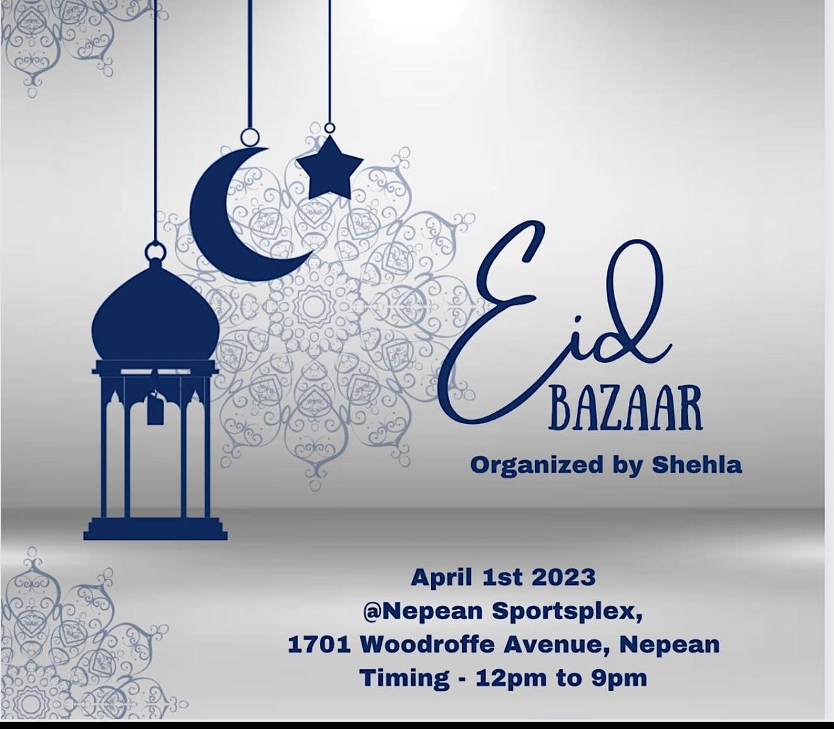 Eid Bazaar, Nepean Sportsplex, Ottawa, 1 April 2023